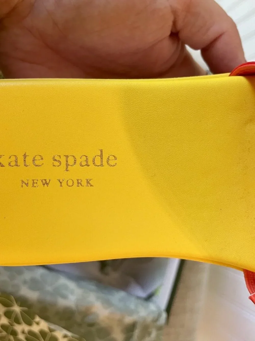 Kate Spade New York Limoncello Pineapple Platform Slide Sandals Size 8B NIB